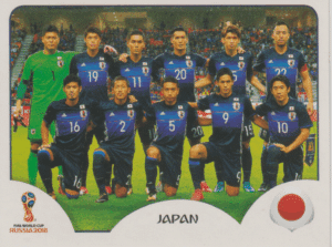figurinha copa do mundo 2018 Japão nº653
