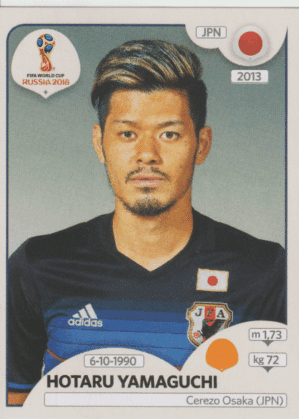 figurinha copa do mundo 2018 Japão nº663
