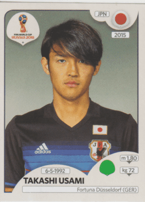 figurinha copa do mundo 2018 Japão nº667