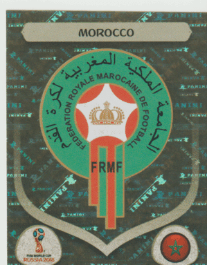 figurinha copa do mundo 2018 Marrocos nº153