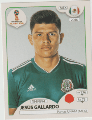 figurinha copa do mundo 2018 México nº459