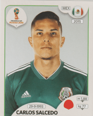 figurinha copa do mundo 2018 México nº460