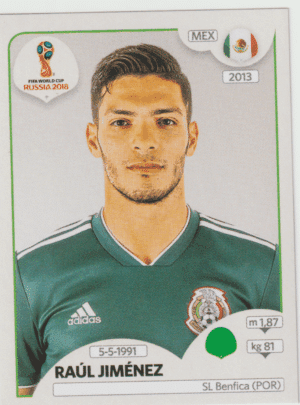 figurinha copa do mundo 2018 México nº468