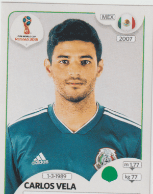 figurinha copa do mundo 2018 México nº471