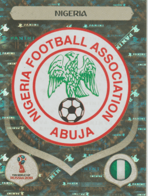 figurinha copa do mundo 2018 Nigéria nº333