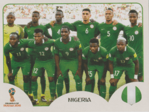 figurinha copa do mundo 2018 Nigéria nº335
