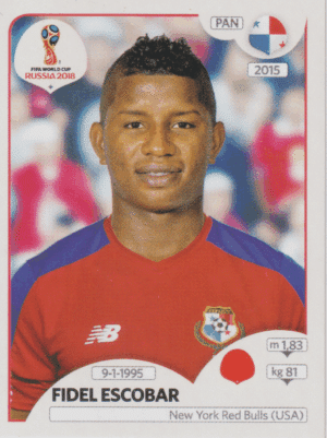 figurinha copa do mundo 2018 Panamá nº539