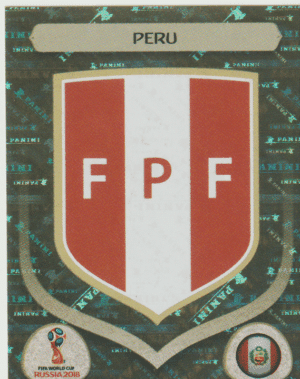 figurinha copa do mundo 2018 Peru nº233