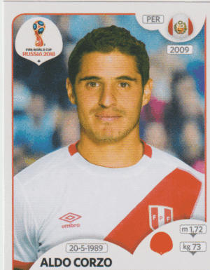 figurinha copa do mundo 2018 Peru nº238