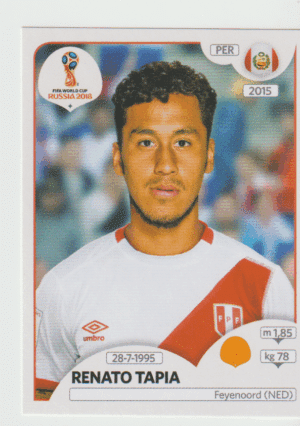figurinha copa do mundo 2018 Peru nº246