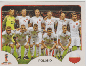 figurinha copa do mundo 2018 polonia nº594