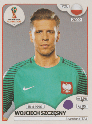 figurinha copa do mundo 2018 polonia nº595