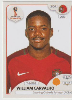 figurinha copa do mundo 2018 Portugal nº126