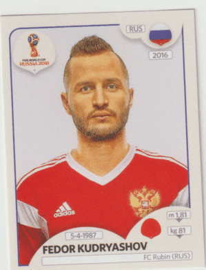 figurinha copa do mundo 2018 Rússia nº39