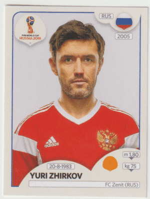 figurinha copa do mundo 2018 Rússia nº45