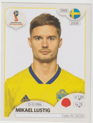 figurinha copa do mundo 2018 Suécia nº477
