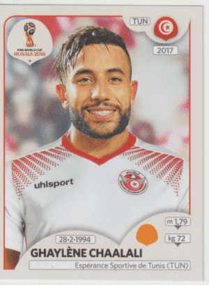 figurinha copa do mundo 2018 Tunísia nº566