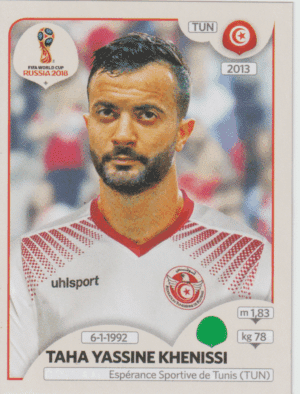 figurinha copa do mundo 2018 Tunísia nº568