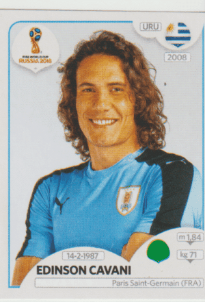 figurinha copa do mundo 2018 Uruguai nº111