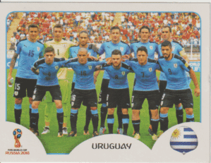 figurinha copa do mundo 2018 Uruguai nº97