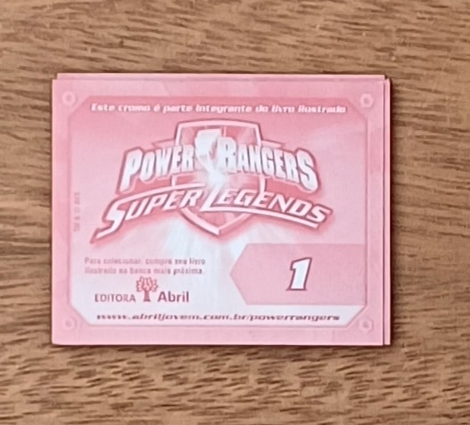 | Casa do Colecionador Figurinhas Abril Piqer Rangers super legends.