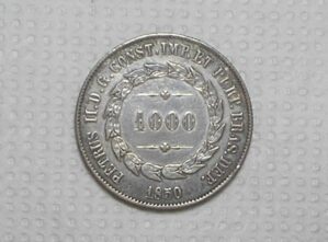 1.000 Réis - 1850 / Ponto entre Zeros / Rara / Mbc/S / cod.450