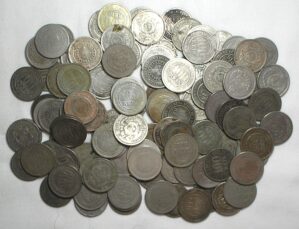 116 Moedas de 100 Réis de 1878 até 1899 Império e República - Veja descrição a baixo.