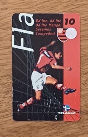 Cartão telefone Brasil Telemar RJ. Flamengo da-lhe Fla.