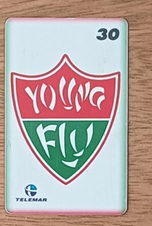 Cartão telefone Brasil Telemar RJ. Futebol Fluminense Young Flu.