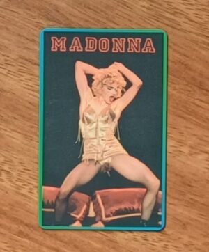 Cartão telefone Estados Unidos Tele 2000. Madonna cena em palco.