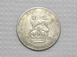 Inglaterra) 1 Shilling - 1926 / Georgivs V / Prata / m560