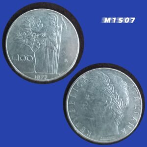 Moeda Itália - 100 Liras - Aço Inox - 8g - 27,8mm - 1977 - M1507