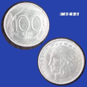Moeda Itália - 100 Liras - Cupro-Níquel - 4,5g - 22mm - 1994 - M1491