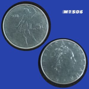 Moeda Itália - 50 Liras - Aço Inox - 6,2g - 24,8mm - 1978 - M1506