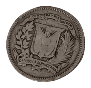 Moedas do mundo República Dominicana *Prata* Sku 2300