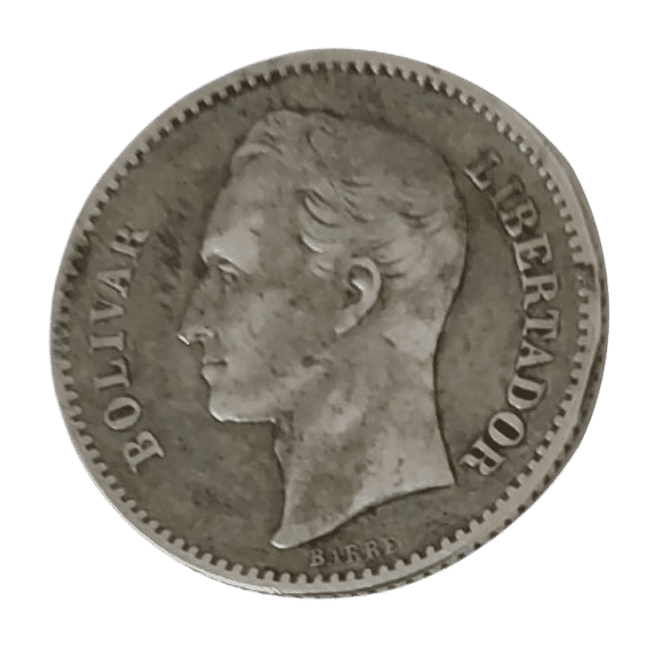 | Casa do Colecionador Moedas do mundo Venezuela *Prata* Sku 2294