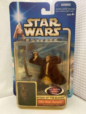 Obi-Wan Kenobi #36 Jedi Starfighter Pilot Hasbro 2002 - Attack of the Clones - Boneco B