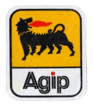 Plastico Adesivo Troca de Oleo - Agip do Brasil