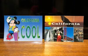 Raros Cartões Postais Vintage Disney Mickey California Coleção Anos 90!