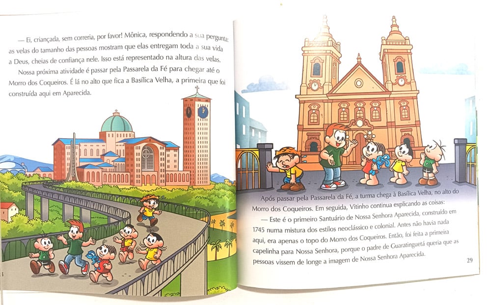 Turma da Mônica - Visita Aparecida. Santuário – 2012