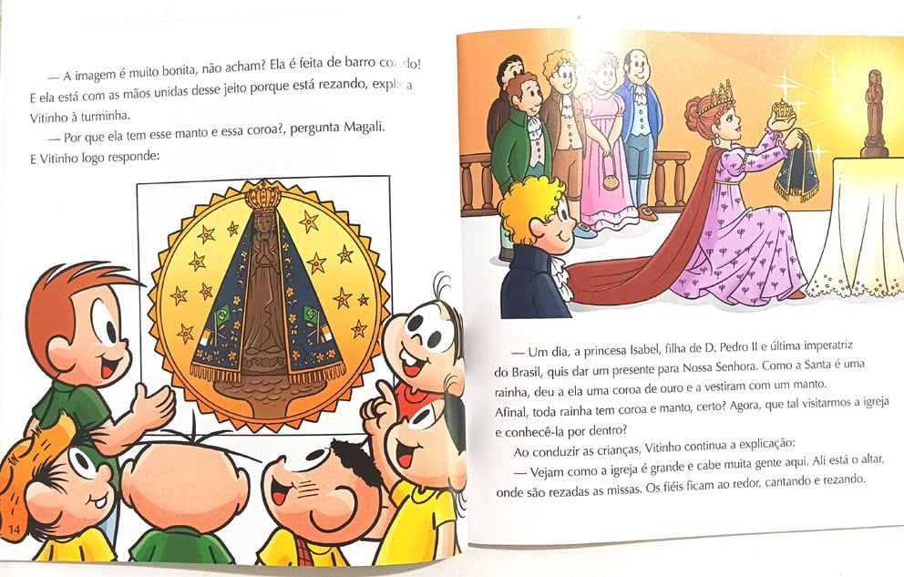 Turma da Mônica - Visita Aparecida. Santuário – 2012