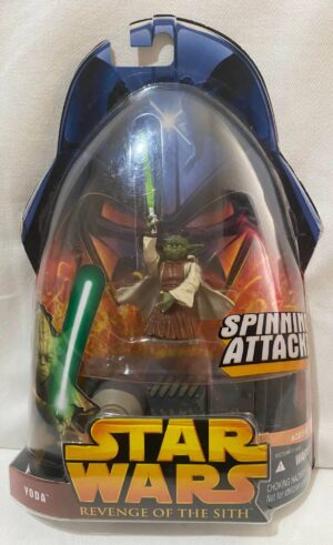 Yoda Spinning Attack Star Wars Episódio III Hasbro 2005