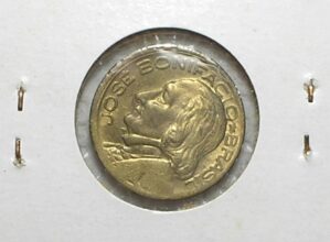 10 Centavos - 1949 / Reverso Inclinado Direita / Bonifácio / Fc / Alb.Rev.