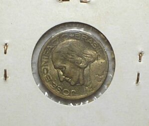 10 Centavos - 1955 / Reverso Inclinado / Bonifácio / Sob / Alb.Rev.