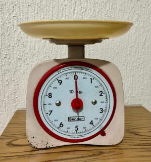 Balança Bender Cozinha Analógica Anos 70 Funciona!