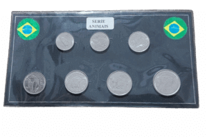 Blister com moedas da série animais Sku 2359