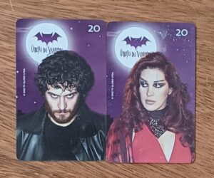 Cartão telefone Brasil Telefônica. Novela O Beijo do vampiro.