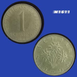 Moeda Áustria - 1 Schilling - Bronze-Alumínio - 4,2g - 22,5mm - 1991 - M1611
