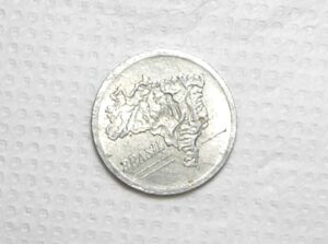 10 Cruzeiros -1965 / *Reverso Muito Inclinado / Raro aparecer qualquer inclinação nessa data / Soberba / Alb.Rev.