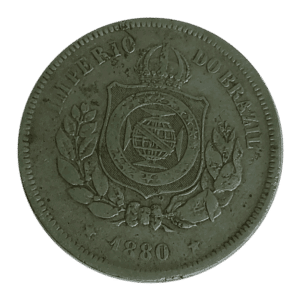 100 Réis 1880 *escassa* Sku 2431